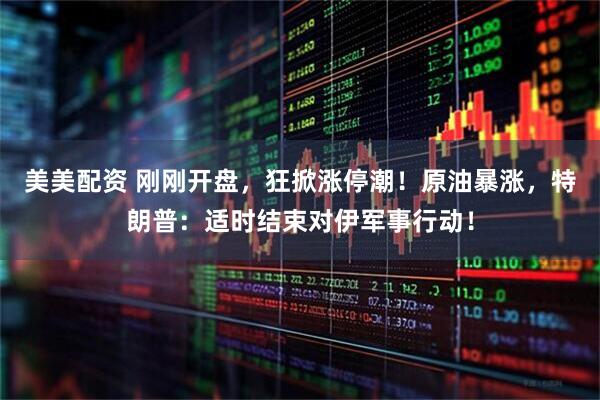 美美配资 刚刚开盘，狂掀涨停潮！原油暴涨，特朗普：适时结束对伊军事行动！